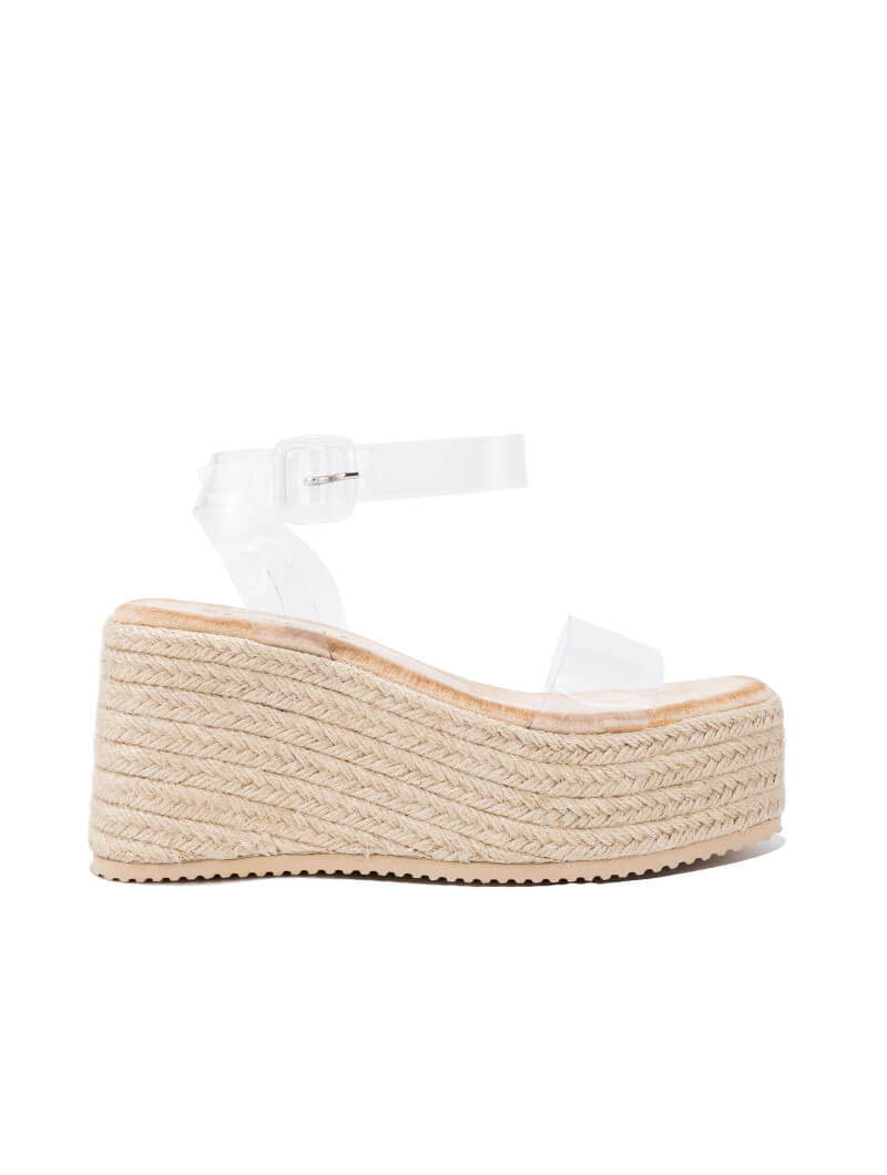 Sandales transparentes